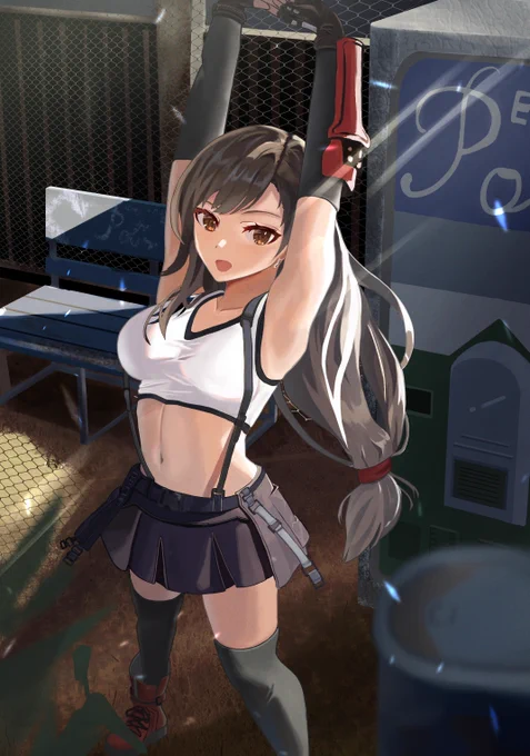 1日遅れたけど,2周年めでたい!ティファ #FF7R_2ndAnniversary 