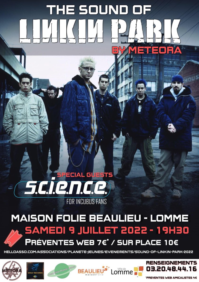FRENCHMETEORA's tweet photo. Concert à Lille #sortiralille #LinkinPark #concert #metal #numetal #tribute #meteora https://t.co/JWuaXsPXZe