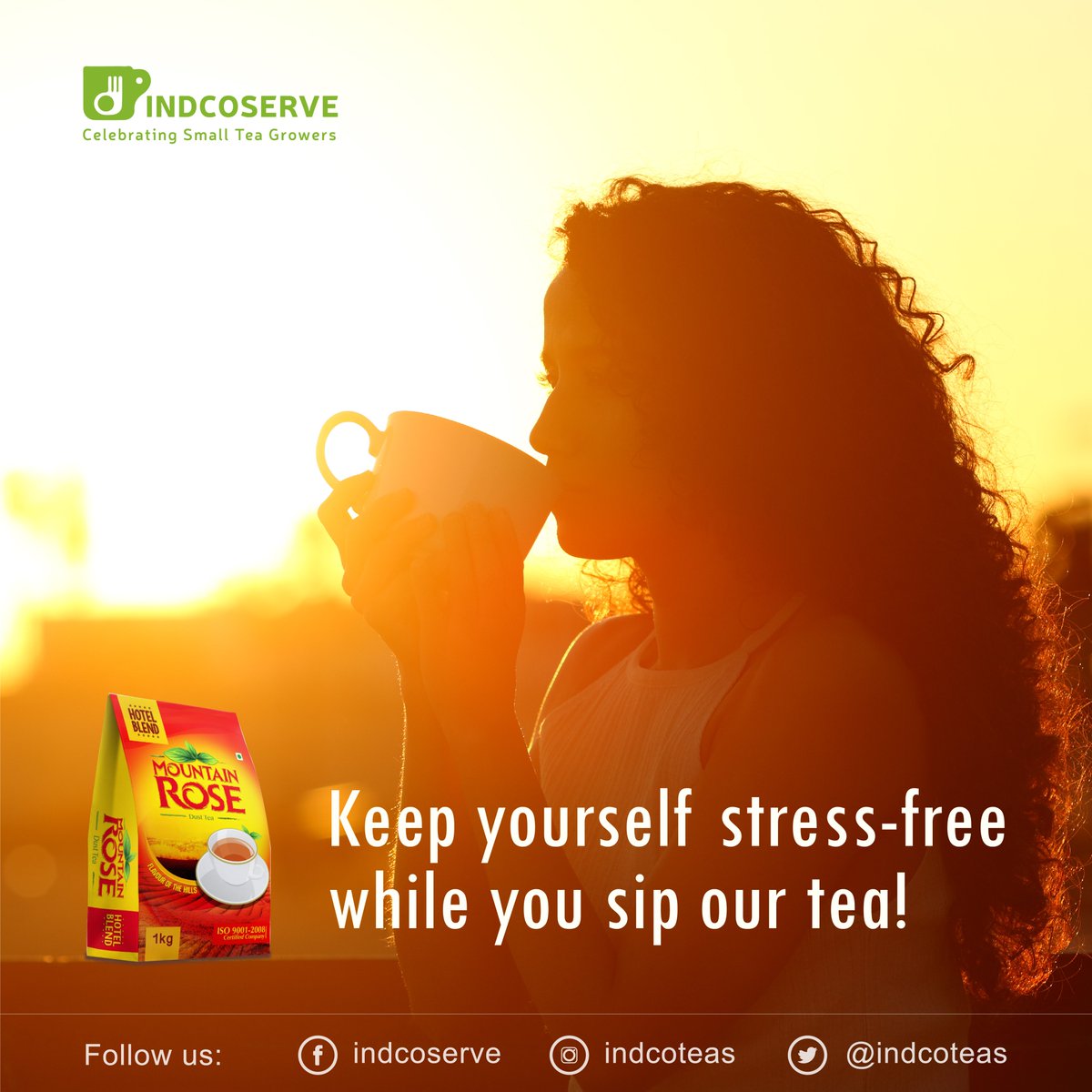 Take that stress-busting chai break you deserve, with Indcoserve's Mountain Rose Tea - Hotel Blend! 
Get your very own pack of Mountain Rose Tea - Hotel Blend, available on our website!

indcoserve.com 

#mountainrose #tea #indcoserve