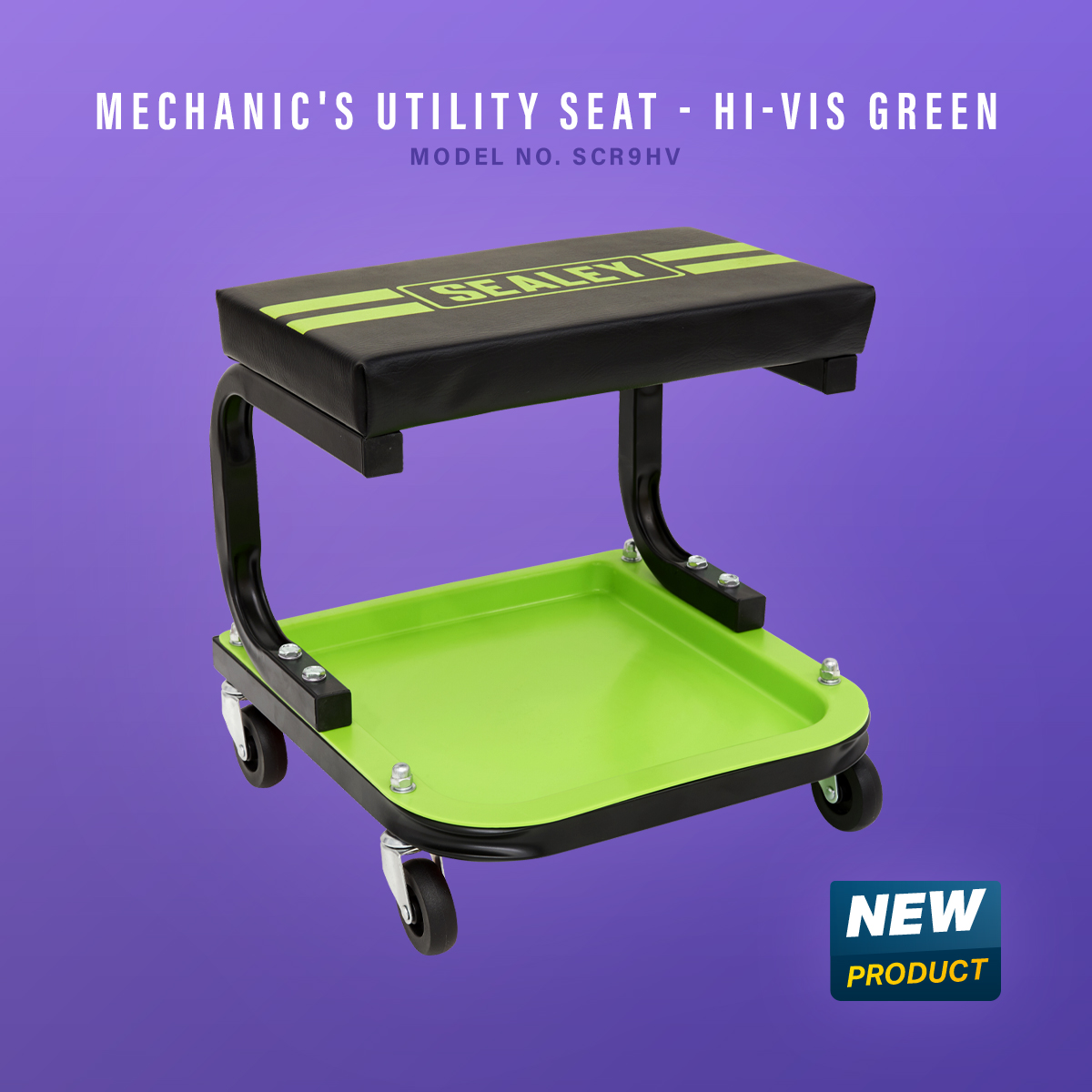 Sealeytools's tweet photo. NEW Deluxe Mechanic's Utility Seat.
Hit the buy button here https://t.co/UNUiDQncHb
Extra thick cushioned padding for added comfort when seated and easy-rolling Ø63mm rubber castors with ball-bearing swivel.

#Sealey #SealeyTools #ToolPromotion #UtilitySeat #Garage #Workshop #DIY https://t.co/uBHabIEnfs