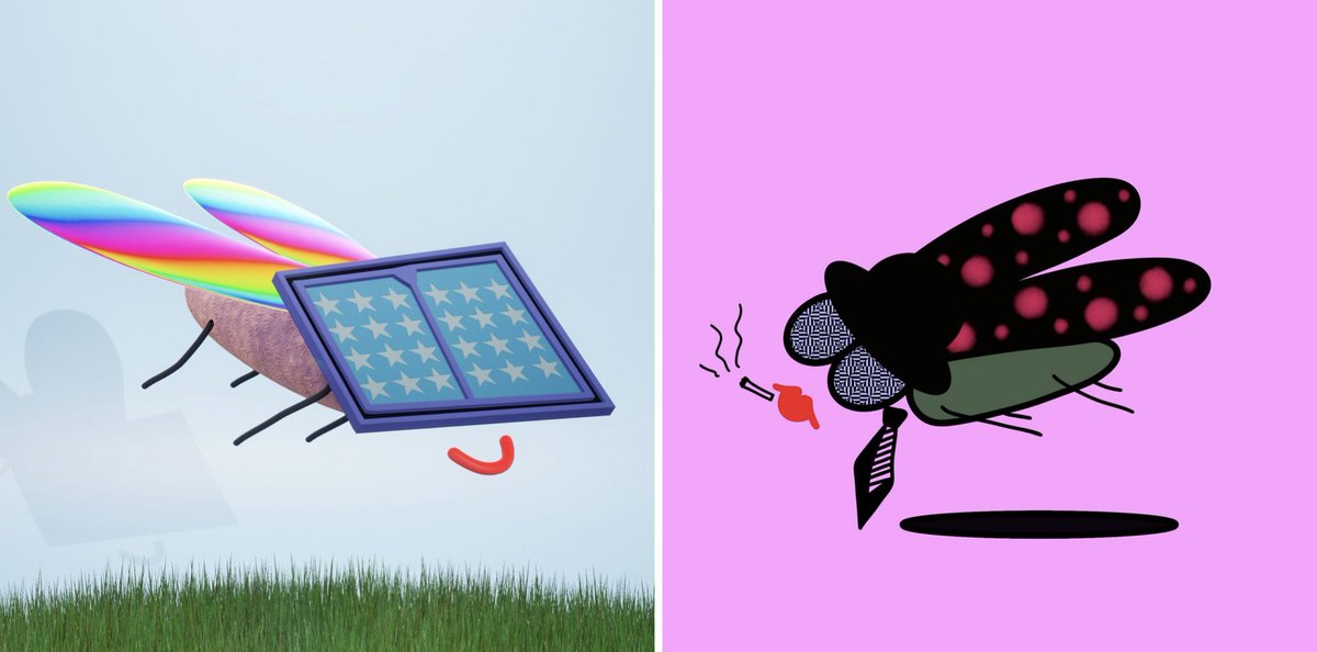 Fly Buddy is an original and fun NFT Collection hand-drawn by <a href="/Slice_ofMe/">Slice</a>.👩🏻‍🎨
Here’s what you get by joining our Community🪰💜
🧵⤵️