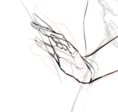 ずっと手と戦っていた(親指が一番苦手) 