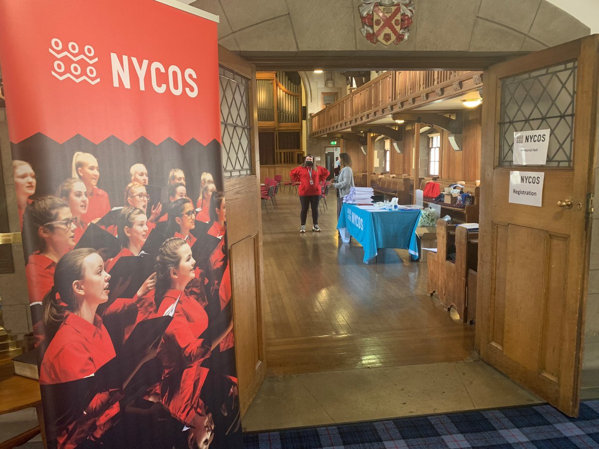 We’re in Edinburgh for our next week-long residential course and looking forward to welcoming NYCOS National Girls Choir 2022! 🎉