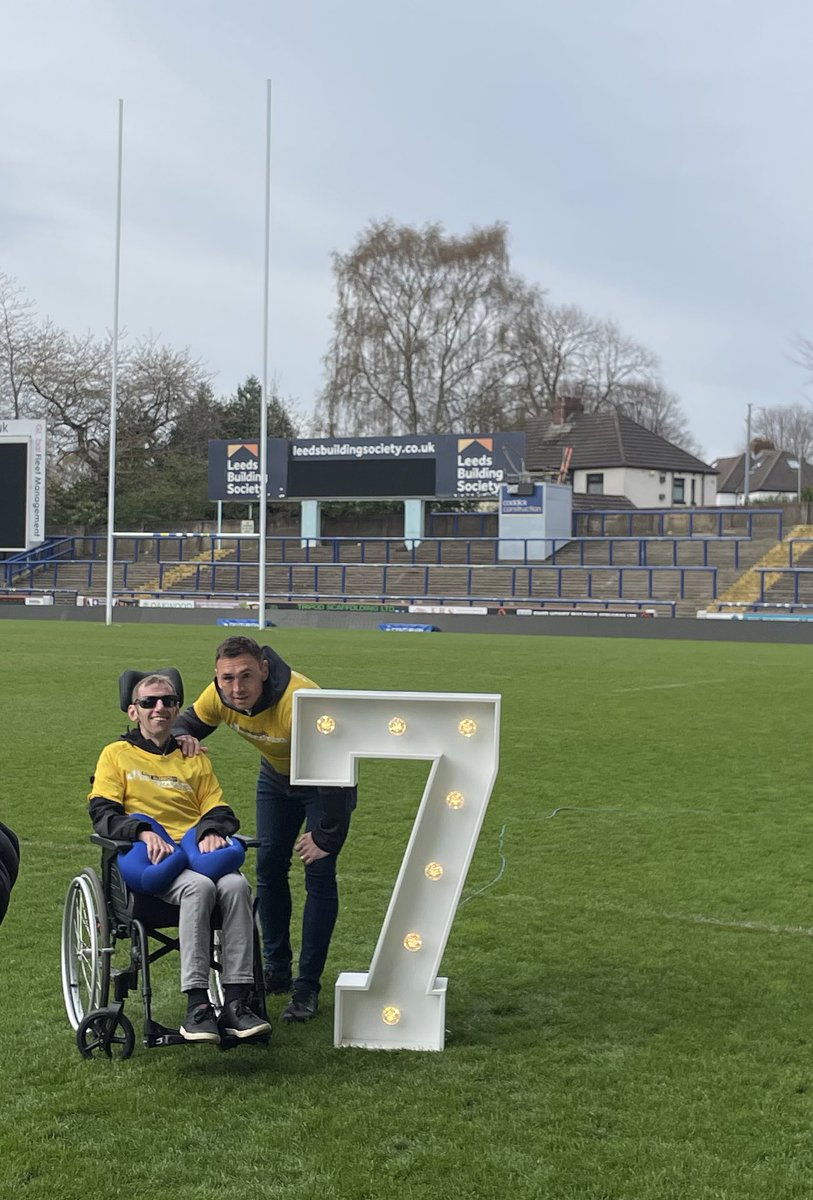 These two ❤️🙌 launching #RunForRob Rob Burrow marathon