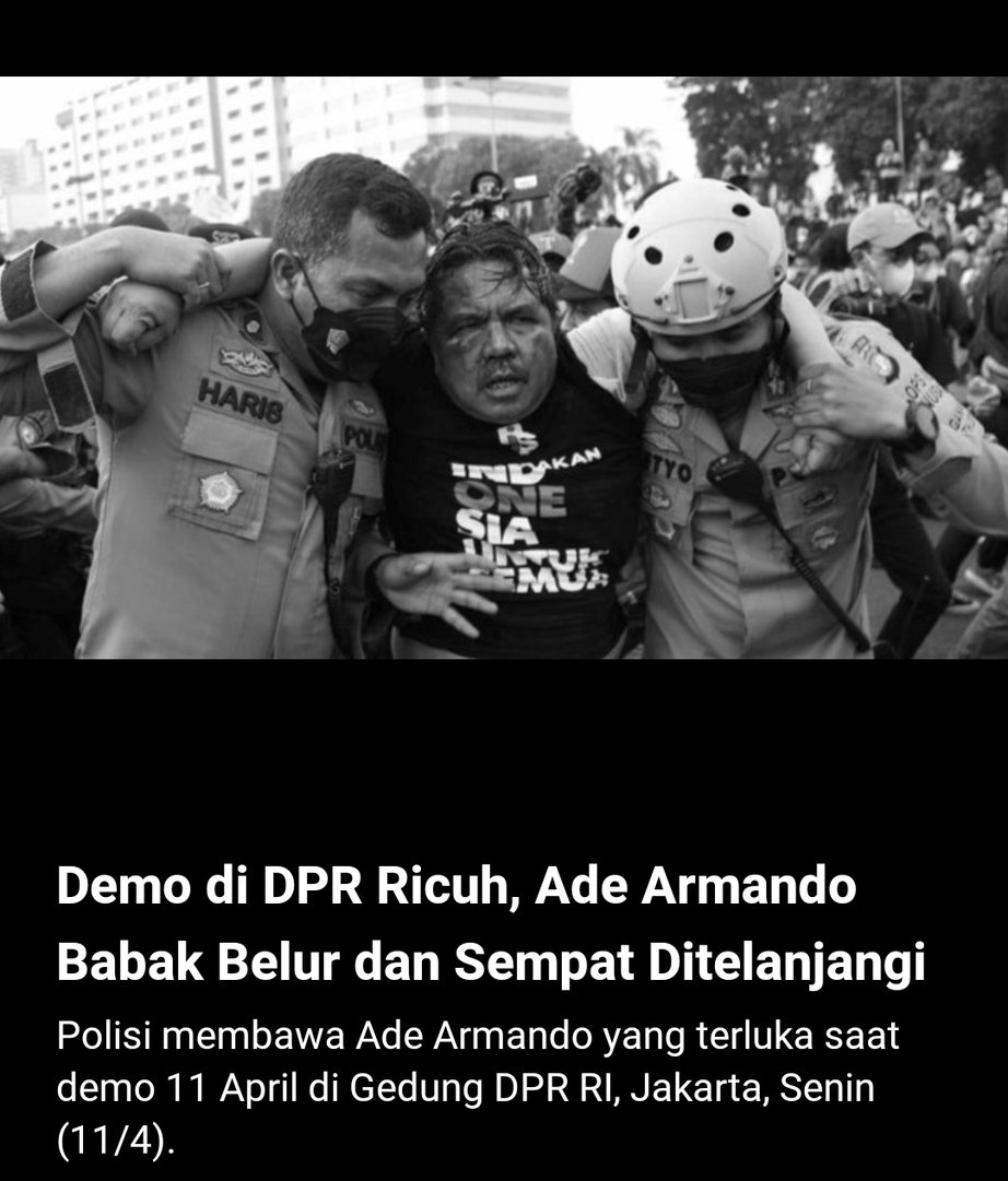 evalez_fr's tweet photo. Ade Armando babak belur, kurasa klw yg jadi korban Deni Siregar bisa jadi ring jantungnya copot &amp; bisa "Beristirahat Dengan Tenang" https://t.co/KarRGo0w2Q
