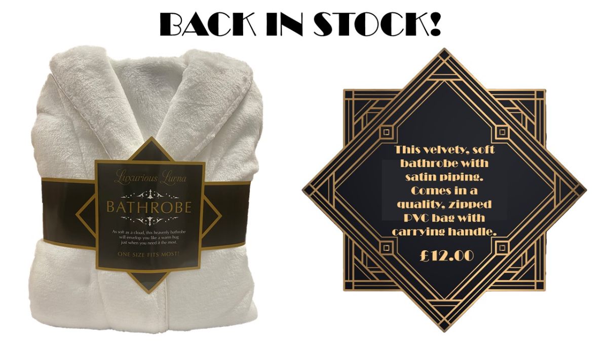 Our most luxurious bath robe is back in stock! - mailchi.mp/95288a6b86bc/o…
