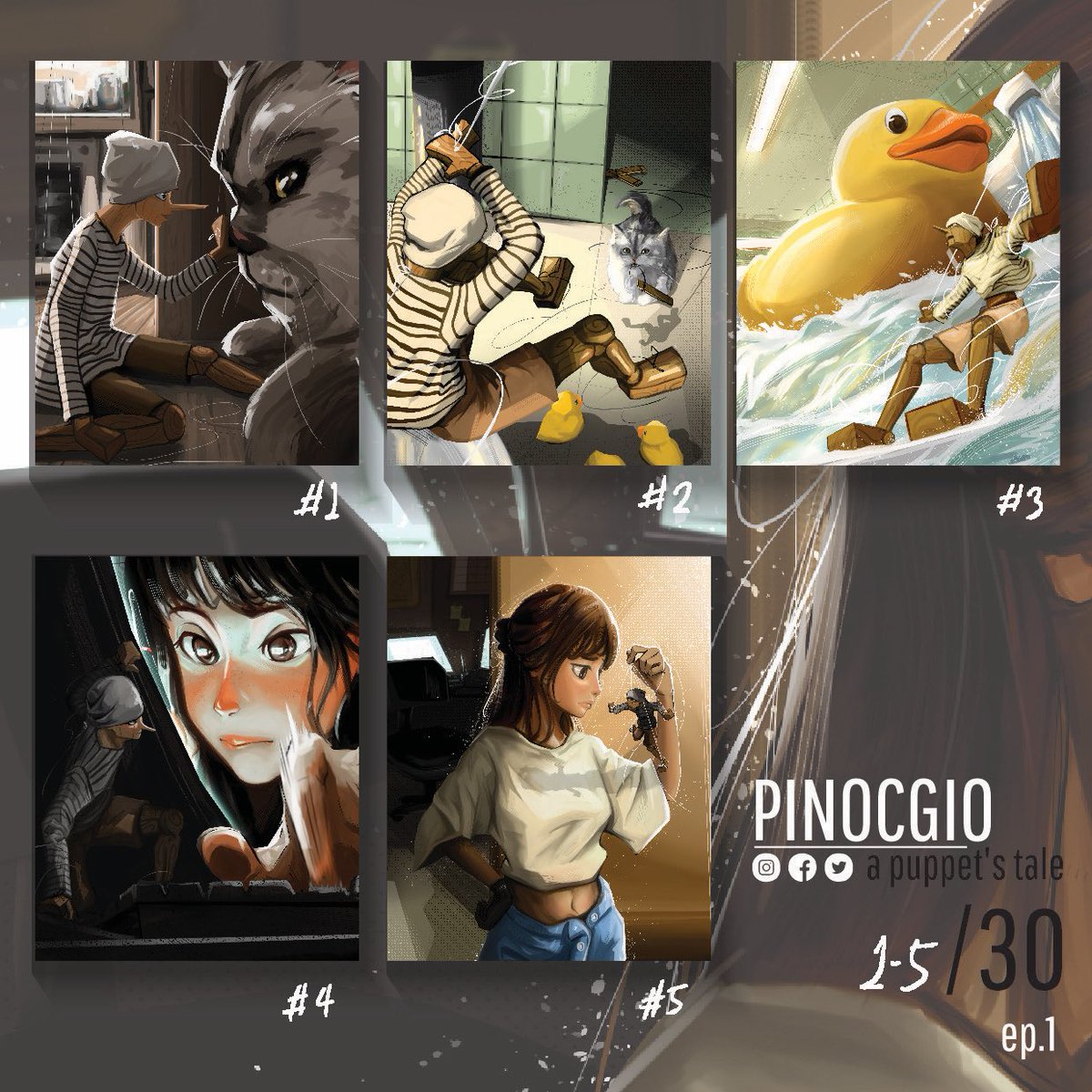 pinocgio's tweet photo. pinocgio a puppet’s tale ep.1 # 1-5/30
.
.
.
.
.
@opensea
 [ https://t.co/p33K3Vm1WD ]
link for description^^^^^^^^^^
.
.
.
#digitalart #digitalpainting #conceptart #illustration #artwork #clipstudiopaint #xppen #xppenartist #xppenthailand #speedpaint #nft #nftart https://t.co/S9NorcktnJ