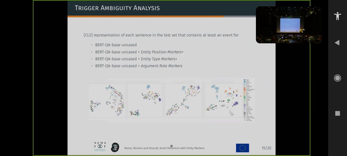 <a href="/EmanuelaBoros/">Emanuela Boros</a> just presented our work on event detection at #ecir2022 full paper here link.springer.com/chapter/10.100…