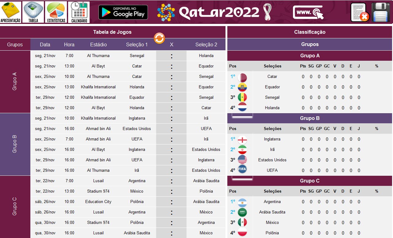 Como baixar a tabela da Copa do Mundo para Excel