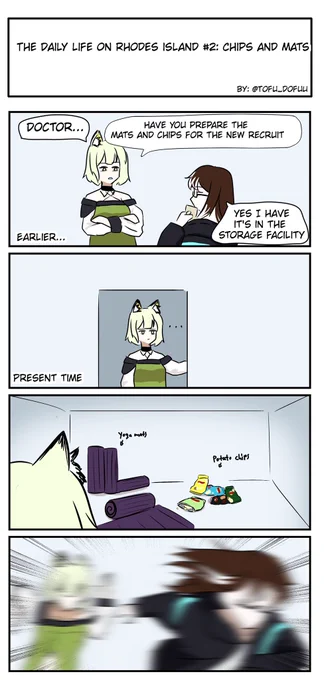 Daily Life on Rhodes Island #2  #Arknights #明日方舟