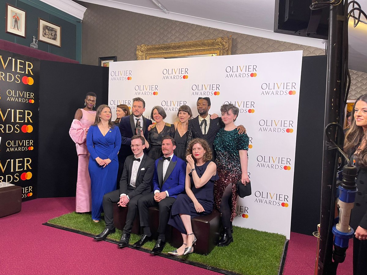 Filled with love and pride for our beautiful Constellations family this morning <a href="/DonmarWarehouse/">Donmar Warehouse</a> <a href="/mrmrlonghurst/">Michael Longhurst</a> #OlivierAwards2022