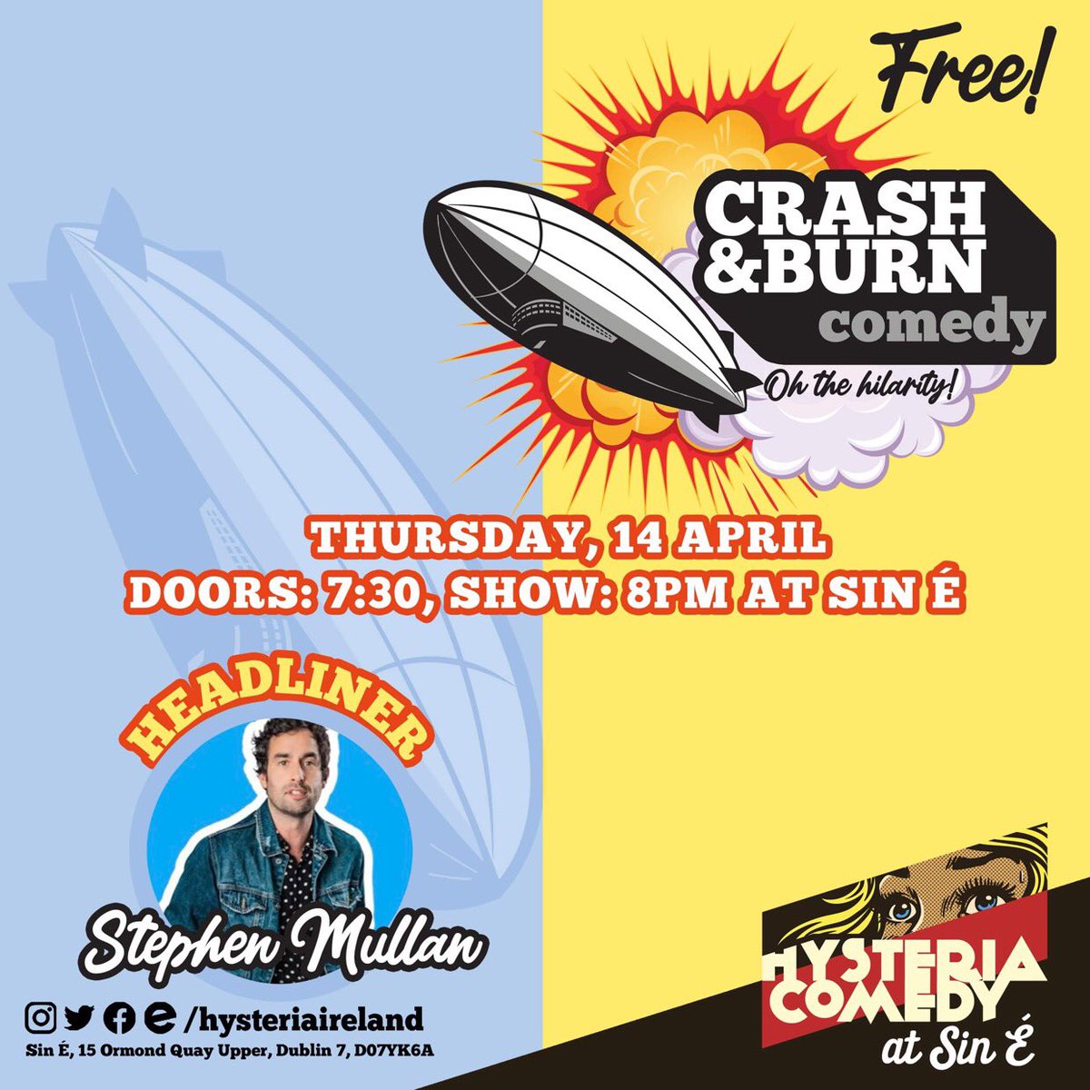 Crash & Burn Comedy tweet media