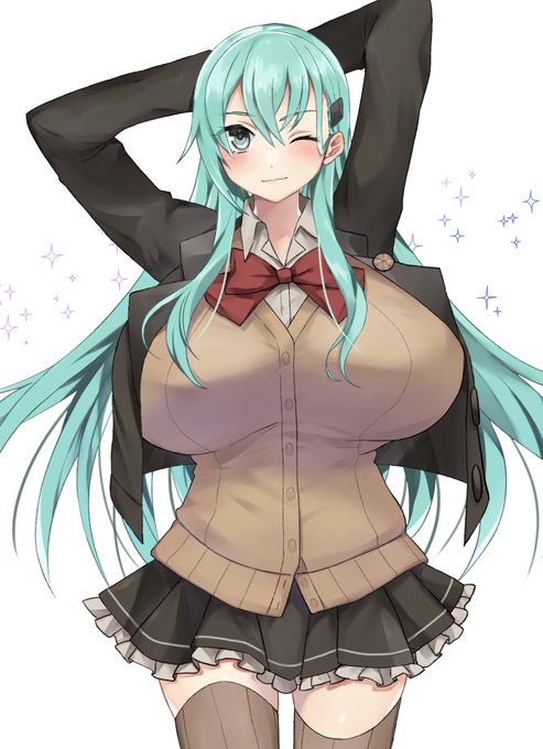 #skeb でかい鈴谷 