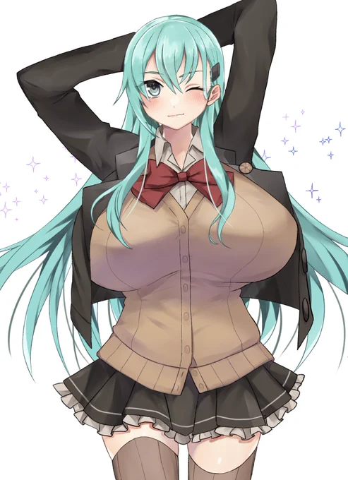 #skeb でかい鈴谷 