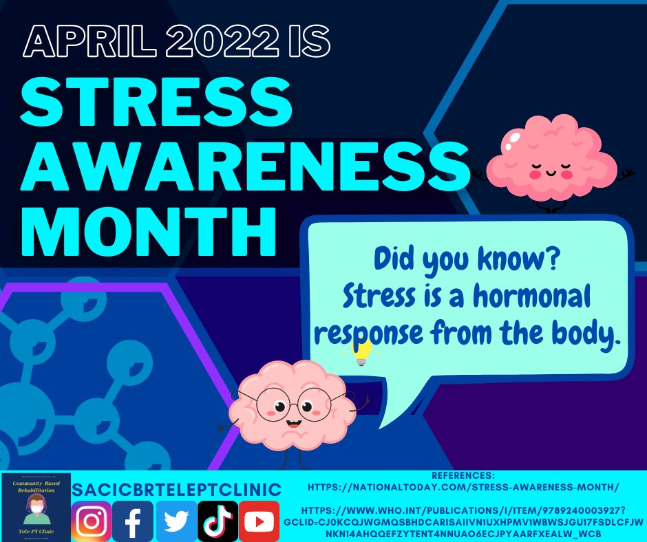 sacicb's tweet photo. Ang Stress Awareness Month ay kinikilala tuwing Abril mula noong 1992, ngunit sa taong ito ay tila partikular na mahalaga.
#Stress #StressAwarenessMonth #StressAwareness #SACICBRTELEPTCLINIC 

References:
https://t.co/jyaOU4zQZ2

https://t.co/hEcufFYuEZ https://t.co/Ph2tCCbsRL