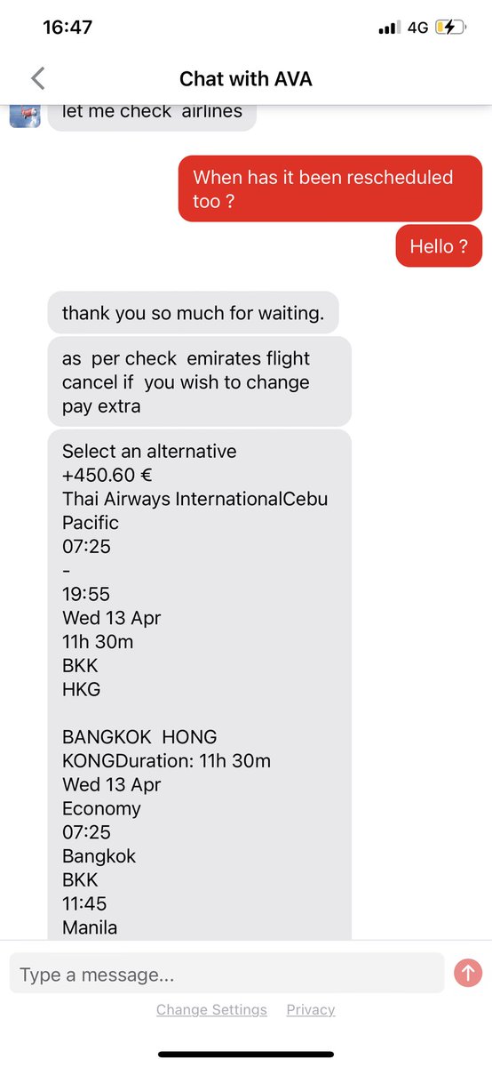 SHIROO43086908's tweet photo. @airasia  what is wrong with your services and tour customer care. One of the worst company ever.  No customer service, late reply. Never gonna book from it again. https://t.co/9qPJ0OYsvV