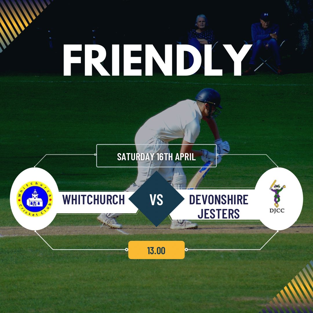 whitchurch_club's tweet photo. It's matchweek!!! Saturday vs Devonshire jesters!!! #upthechurch https://t.co/1YMBRAzwOs