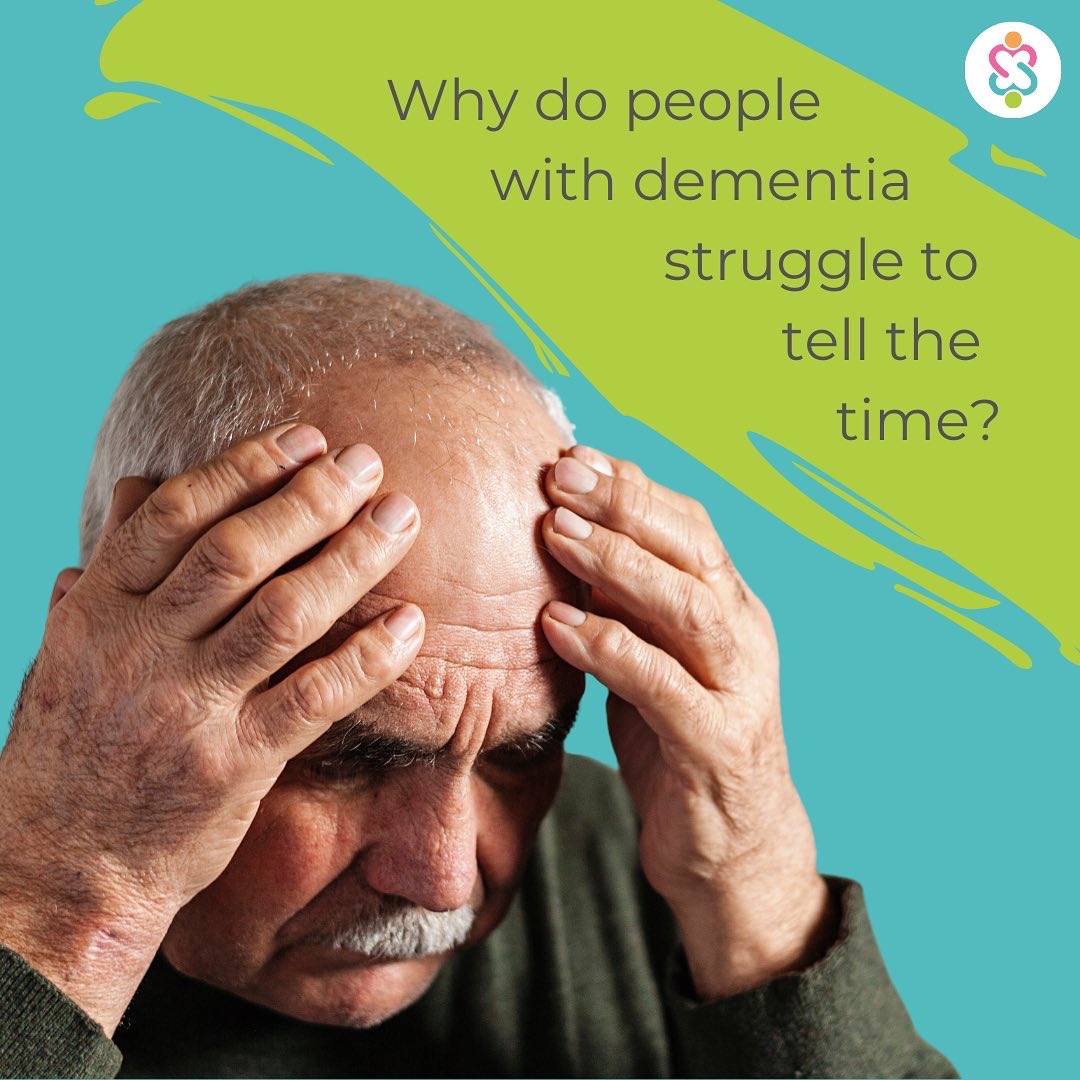 The part of the brain that enables this kind of reasoning is damaged. They will no longer be able to read the face of a clock or understand the positioning of the hands, and therefore will not be able to tell what time it is.

#dementia #dementiaawareness
