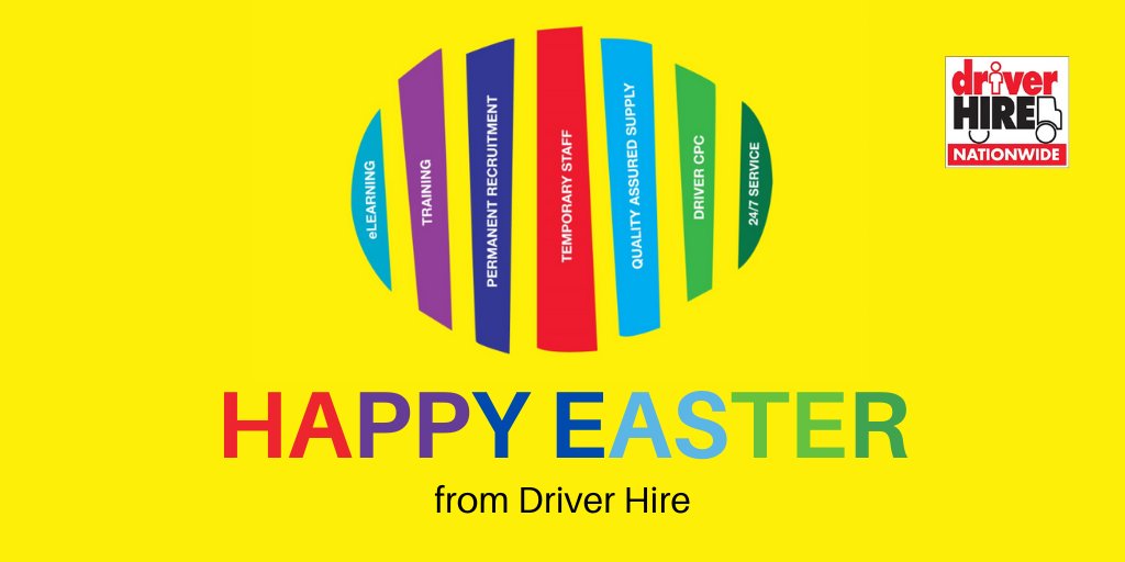 Special thanks to all of our candidates
who are supporting our customers over
the Easter holiday period! From all of us
here Driver Hire Plymouth and Cornwall, we’d
like to wish you all an amazing Easter!🌦🐣🌼