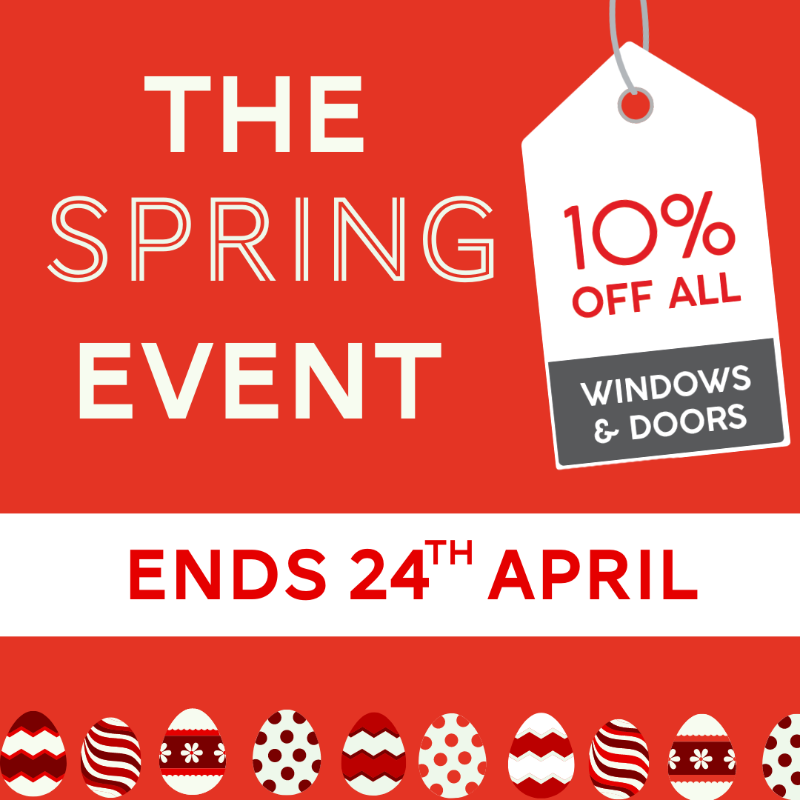 EurocellHome's tweet photo. Enjoy savings on our windows and doors with our cracking Easter Sale 🐣🥚 

Don't miss out on 10% off our range of stunning doors and windows. Ends 24th April #EurocellHome #HomeDesign #Sale #Doors #Windows