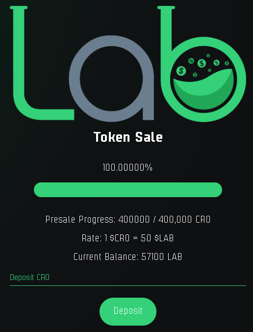 TheLaboratoryIO's tweet image. We did it Crazy👨‍🔬 &amp;amp; #Crofam 

🧪CS Crowd Loan has sold out in less than 3 hours!

🧪 Public Sale starts 13th April 0700 UTC and goes for 48hrs

🧪 Who is keen for CS staking and farm boosting?

#CronosChain #CRO #CronosNFT