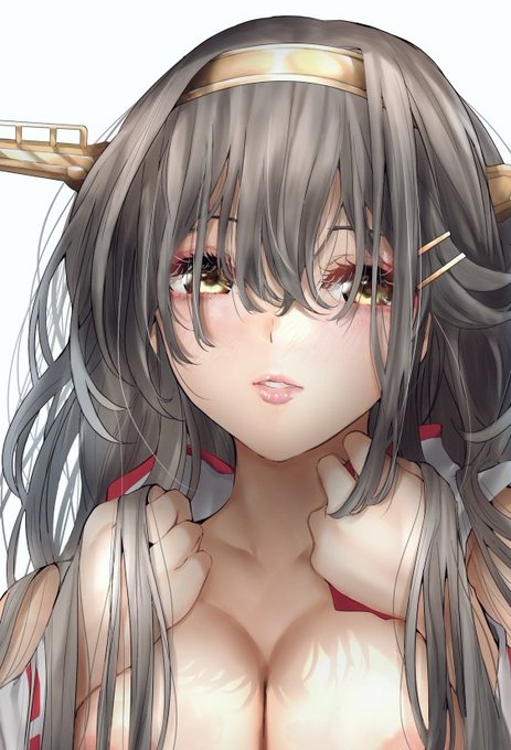 榛名 は大丈夫じゃないです…

あと少しで完成…💦
最近…まつ毛をたくさん描くのがトレンドに(笑)
これが神戸かわさきでの初同人誌の新規絵最後の1枚に
全身は本にて…😊
#艦これ 