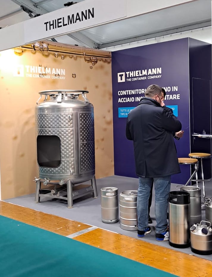 THIELMANNag's tweet photo. If you’re attending #Vinitaly2022, don’t forget to visit THIELMANN at booth #A6, Pavilion F in the #Enolitech section.
We’ve got solutions for every player in the wine and spirit supply chain, so come and talk to one of the team.
https://t.co/AF2QWSLhAr
#containersolutions https://t.co/kr8Ptf4ynt