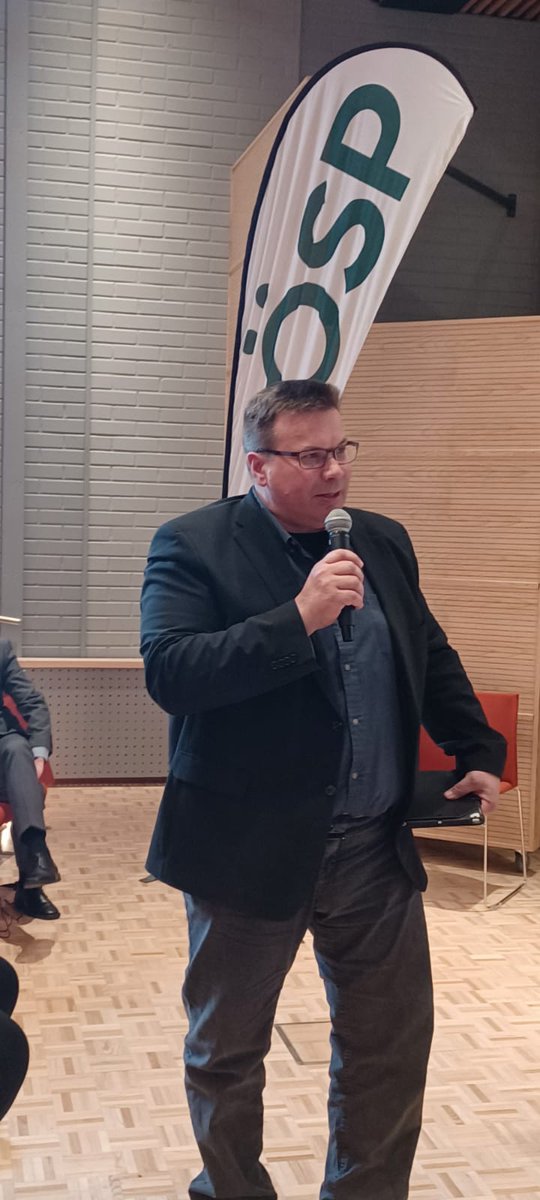 Förbundsstyrelsens viceordförande <a href="/nsjoskog/">Niclas Sjöskog</a> tog till orda. #österbottenlevererar #bondenbehövs #förbundsmöte