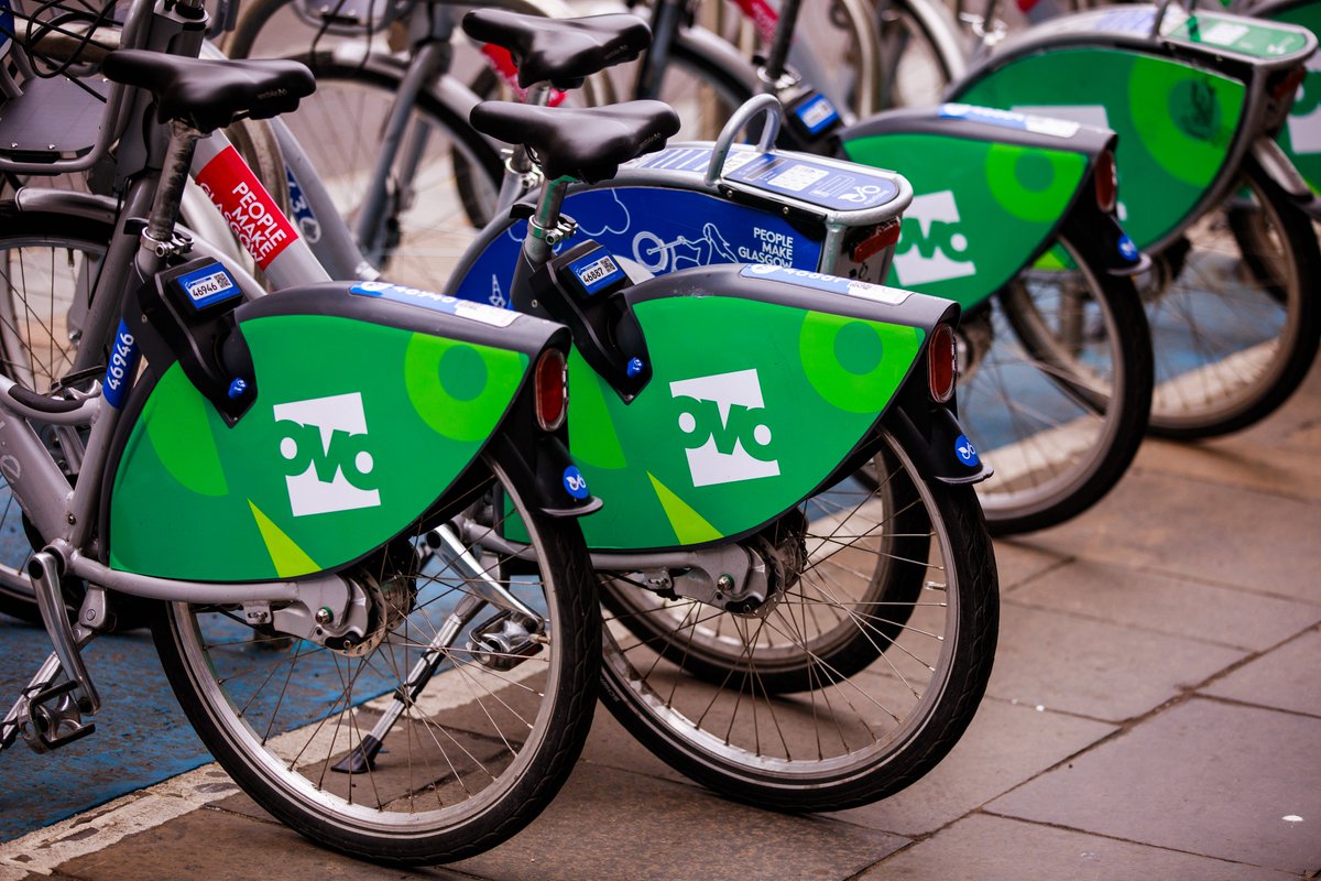 OVOEnergy's tweet photo. If you're in Glasgow this weekend, try getting around the eco-friendly way and hop on an #OVOBike 🚲 Take a pit stop to smell the flowers at the Botanical Gardens 🌸 or grab a beer at @thehugandpint 🎶
To follow the Green Route map, head to 👉 https://t.co/fyY7pJ8MzW https://t.co/UElV7LKjlQ