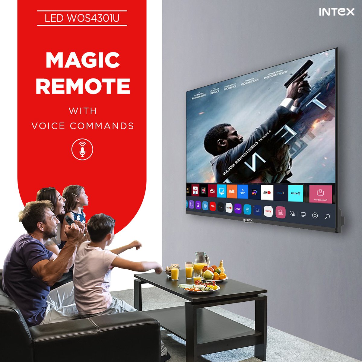 IntexBrand's tweet photo. Operate your TV with your voice! The magic remote responds to voice commands that come with the LED-WOS4301U! Get it today: https://t.co/udkN3tUwOi
#ledtv #4kuhd #smarttv #webos #intexledtv #intexian #intexaholic #intex https://t.co/RUXE9WM07t