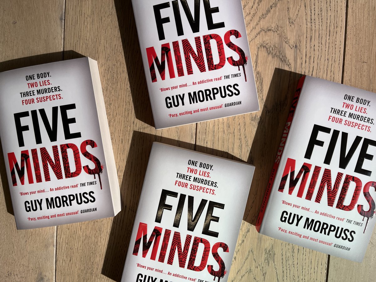 🧠 GIVEAWAY 🧠

It's hard enough to catch a murderer. It's almost impossible when you might be sharing a body with them...

Reply below with a brain emoji 🧠 for a chance to 1/5 paperback copies of #FiveMinds by <a href="/guymorpuss/">Guy Morpuss</a>!

Ends Thursday at 5pm. UK addresses only!