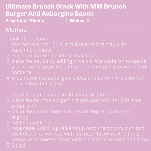MMountainsFoods's tweet photo. Ultimate Plant-Based Brunch Stack with MM Sausage and a special homemade aubergine ‘Bacon’ 🤤 it’s #meatfreemonday!
#movingmountains #veganfood #plantbasedmeals #easyplantbased #recipes #lunchrecipes https://t.co/5SmnTJP0vk