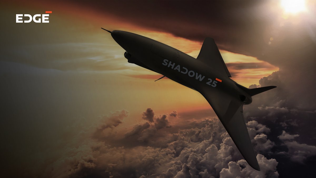 _edgegroup's tweet photo. The SHADOW 25 autonomous loitering system provides defence forces with a jet-powered munition capable of delivering a precision strike against fixed targets. Click here to find out more: https://t.co/n02srmjhUc #AlwaysonTarget https://t.co/40Km30OGsb