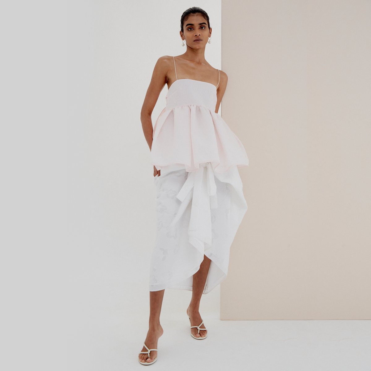 MATCHESFASHION's tweet image. Whatever the occasion, look to Cecilie Bahnsen for standout style: bddy.me/3DZZ2MG