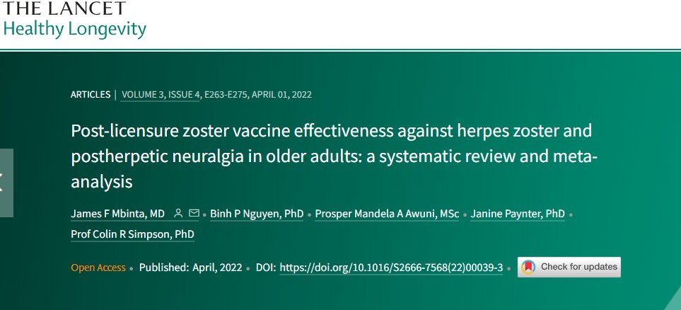 vaccines4life's tweet photo. A new systematic review finds that vaccinations are effective at preventing #shingles in older adults and burning pain (known as post-herpetic neuralgia), a common complication of shingles. #VaccinesWork  @LancetLongevity @MbintaJames 

Read the study: https://t.co/En2XCpLARh https://t.co/0MAzcIMGy6