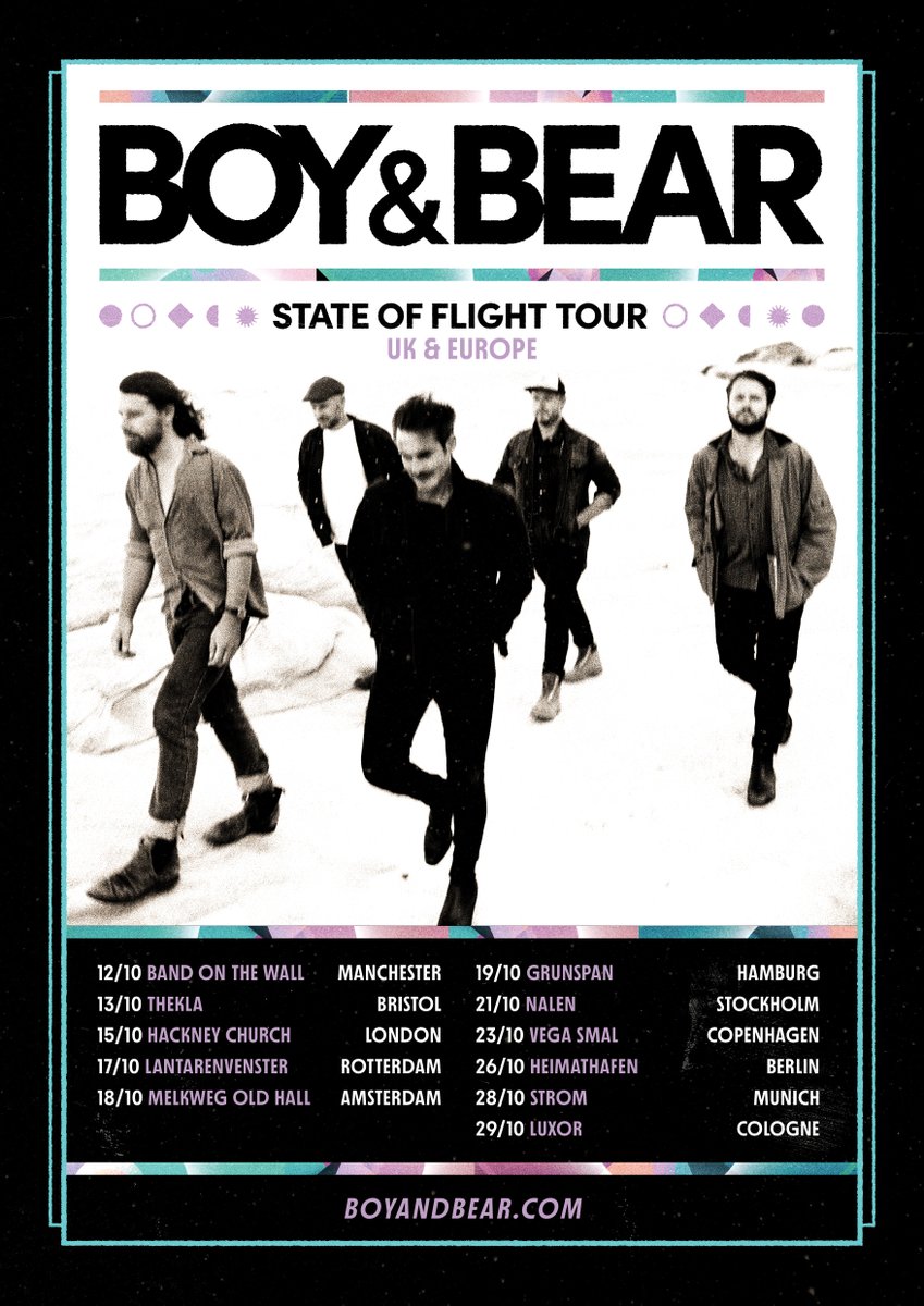UK &amp; Europe! We're heading over your way, tickets on sale on Wednesday at 10 am GMT / 11 am CET. We'll see you soon!