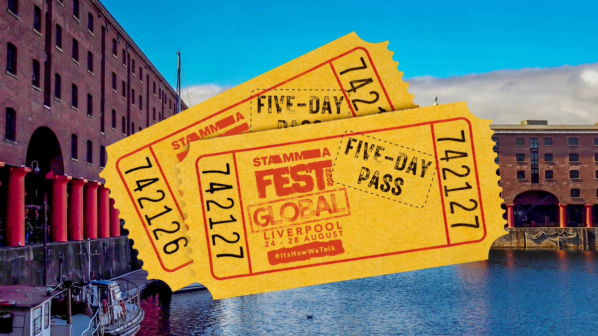Tickets for STAMMAFest Global 2022 are finally on sale!

Workshops, open-mic sessions and discussions, with speakers and delegates from around the world. 🌍

Join us in Liverpool from Wednesday 24th - Sunday 28th August. Book now at ow.ly/hZrv50IC0vE