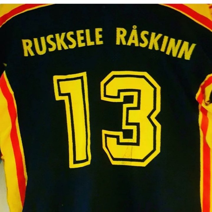 kennadryden's tweet photo. Lycksele hockeylaget Rusksele hade häftig reklam för älghud företaget https://t.co/JVggCXBwXK
