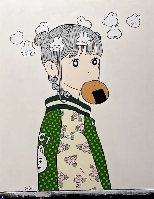 大きい絵。 
