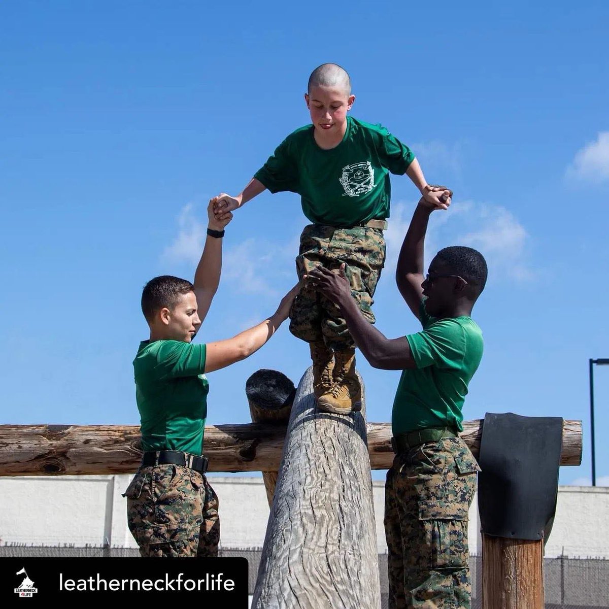 ChadRobo's tweet photo. This is pretty awesome! 🤙🏼

#Repost 

Wyatt, a child with the Make-A-Wish America Foundation, wished to be a #Marine for a day.

The depot granted Wyatt’s wish and gave him a full experience.

📷 (U.S. Marine Corps photo by LCpl. Cristian Torres.) https://t.co/L4v7nzZ5Oi