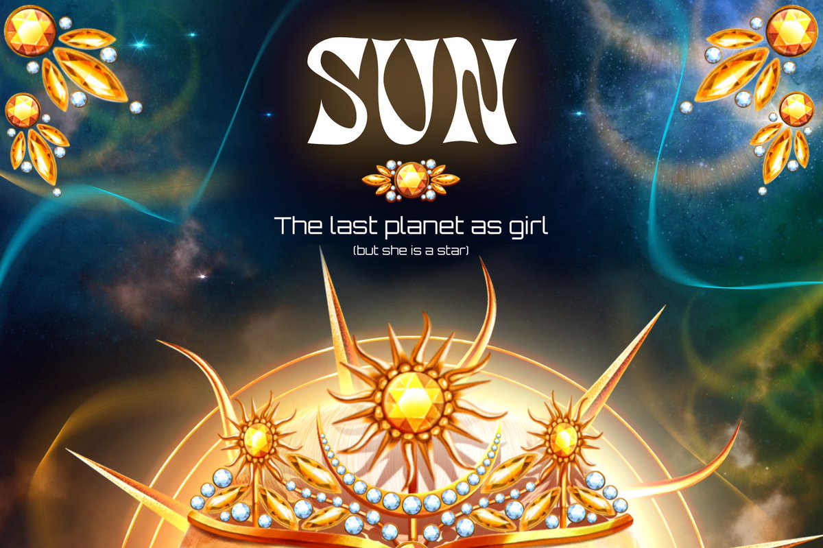 lizi_palkinizi's tweet photo. 🌞S U N🌞

So, there's one last space girl left. And that's the Sun!

Noble, radiant, formidable and majestic. She is the center of the solar system. She unites all 34 girls around her and does not let them disintegrate.

She is the source of life💫

You will see her tomorrow 👀 https://t.co/q7OOCLIdMV