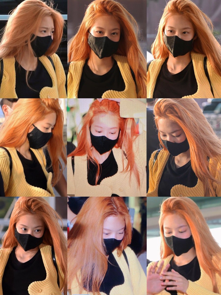 Every angel of orange hair jennie 🧡