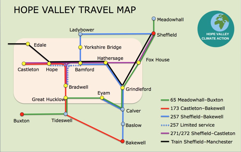 HopeClimate's tweet image. #Usethebus aims to encourage people to use our local bus services to Sheffield, Bakewell and Buxton. Fewer journeys by car will reduce carbon emissions and help tackle climate change in Hope Valley.  

Use the Bus Fortnight  11-24 April