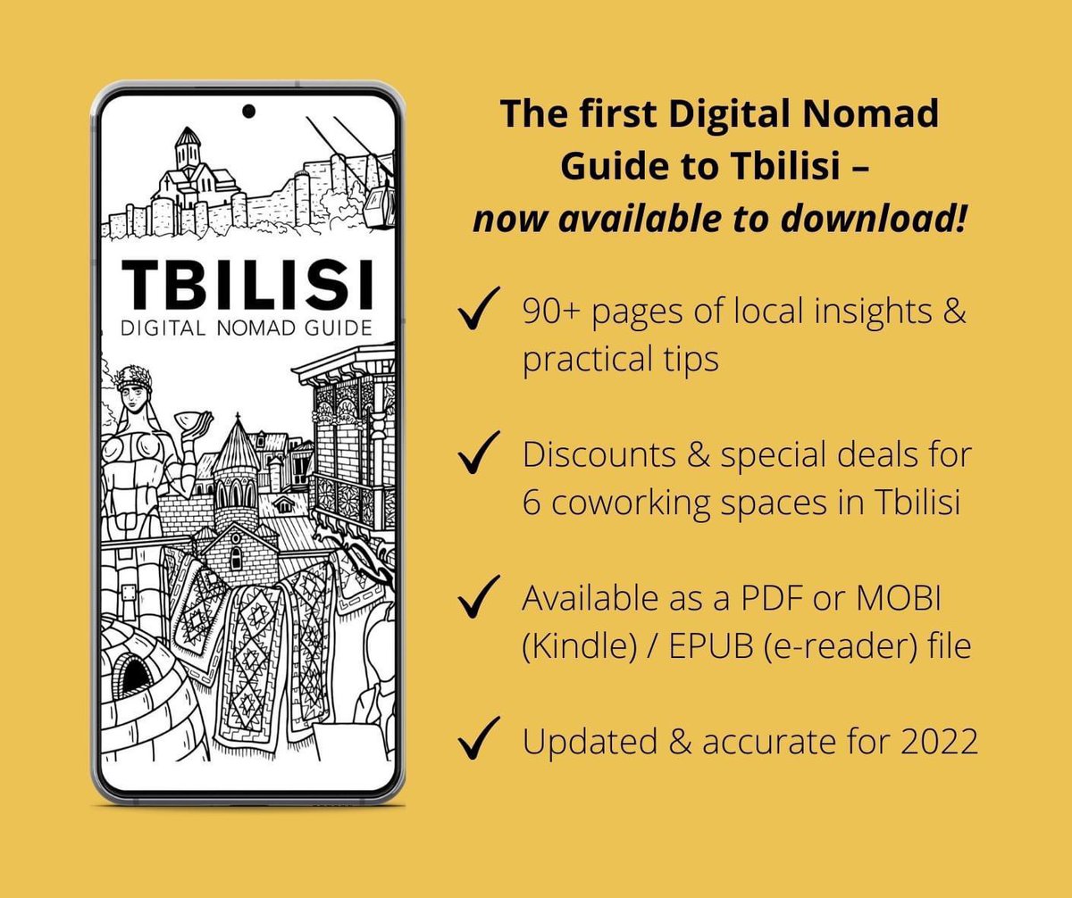 Notes from Georgia/South Caucasus (Hälbig, Ralph) (@southcaucasus) on Twitter photo 1/ Emily Lush <a href="/emily_lush/">Emily Lush</a>: "The 'Digital Nomad Guide to #Tbilisi' is a thorough and thoughtful guide to living and working in #Georgia.
Baia Dzagnidze <a href="/redfedoradiary/">Baia Dzagnidze</a> (Red Fedora Diary • All Things Travel Blog) #ReiseKnowHowGeorgien 1/ Emily Lush <a href="/emily_lush/">Emily Lush</a>: "The 'Digital Nomad Guide to #Tbilisi' is a thorough and thoughtful guide to living and working in #Georgia.
Baia Dzagnidze <a href="/redfedoradiary/">Baia Dzagnidze</a> (Red Fedora Diary • All Things Travel Blog) #ReiseKnowHowGeorgien
