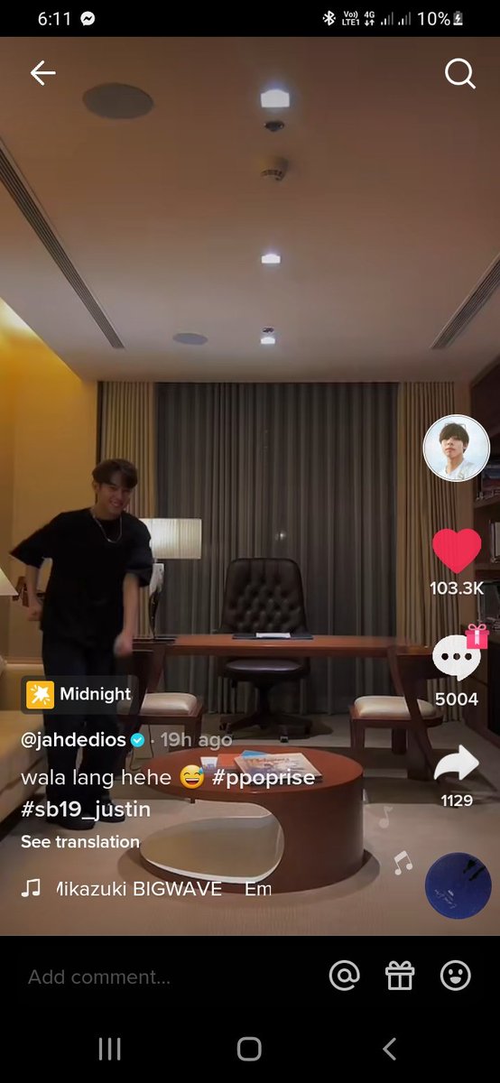 BangsniJustin's tweet photo. Si Jah yung nagsabi na wag nang maniningil sa tiktok yung mga A'TIN, siya din naman nagppost sa Tiktok😭🤧🤣 Justin De Dios niy9 marupok din eh😌🥰

@SB19Official #SB19
Listen to #Bazinga_SB19 https://t.co/1cqzmCAw9U