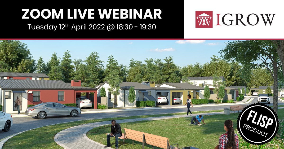 IGrowWealth's tweet image. JOIN OUR EXCLUSIVE LIVE ZOOM WEBINAR: TUESDAY, 12 APRIL @ 18:30 - 19:30
HOSTED BY CEO AND FOUNDER JACQUES FOUCHÉ AND OUR EXPERT IGROW TEAM

Visit: bit.ly/3v2xOkI  to register.

#Leaveyourlegacy #IGrow #FLISP #Live #Webinar #BlueRise #CapeTown #Homeowner