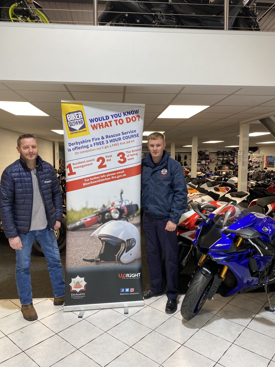 BikerDown Derbyshire tweet media