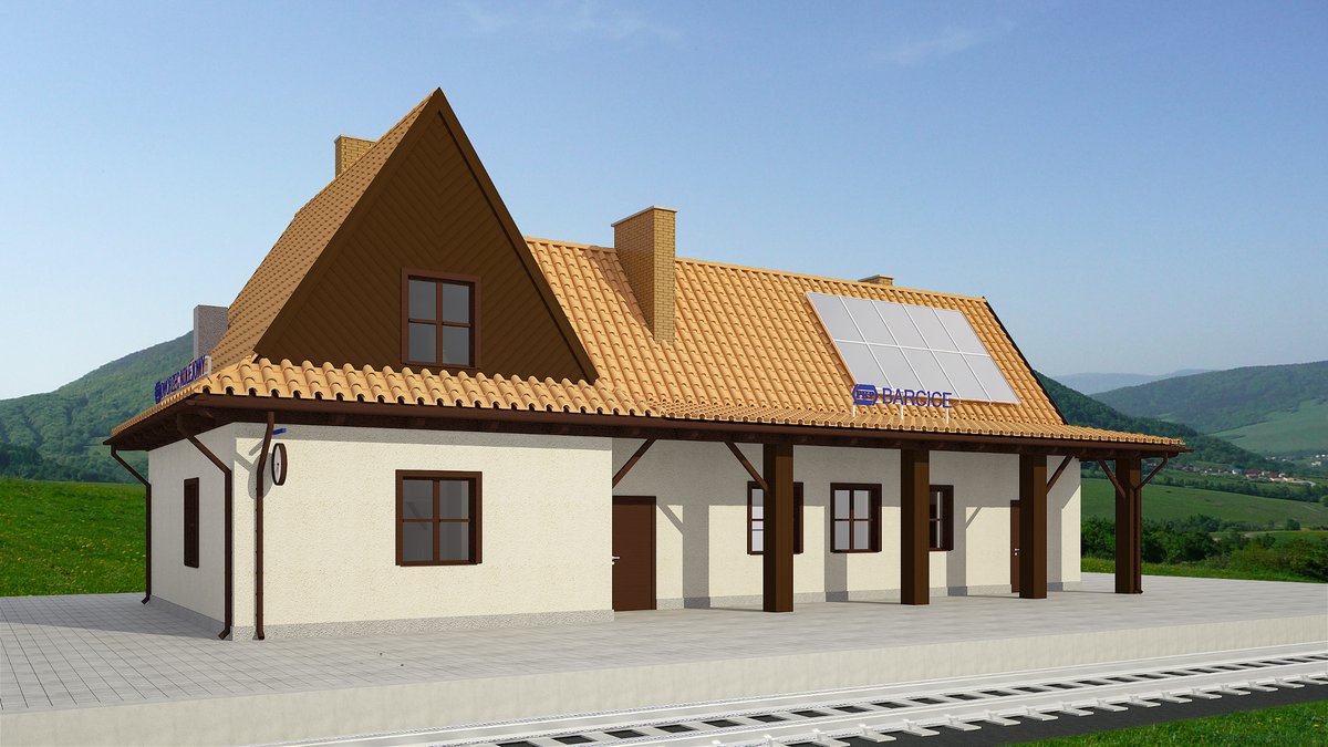 PKP_SA's tweet photo. 🚅 #Zubrzyk, #Rytro i #Barcice ➡ rozpoczyna się przebudowa dworców w Dolinie Popradu. Są niewielkich rozmiarów, łączą w wyglądzie nowoczesność i górski charakter, a do tego są przyjazne środowisku i osobom z niepełnosprawnościami. #𝗙𝘂𝗻𝗱𝘂𝘀𝘇𝗲𝗨𝗘 👉 https://t.co/mVZw8QVQEj https://t.co/WASaVFrIj5