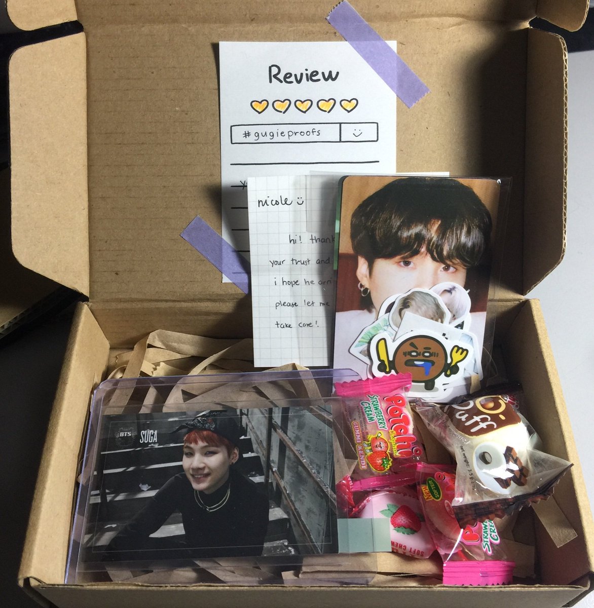 _myglosss's tweet photo. 💌 [ #colects ] 

~ this cutie came home safely todei ! tysm @gugiecart for letting me adopt him and also for the freebies 🫶🏼

☆ #gugieproofs https://t.co/1tFvMxwWJ2