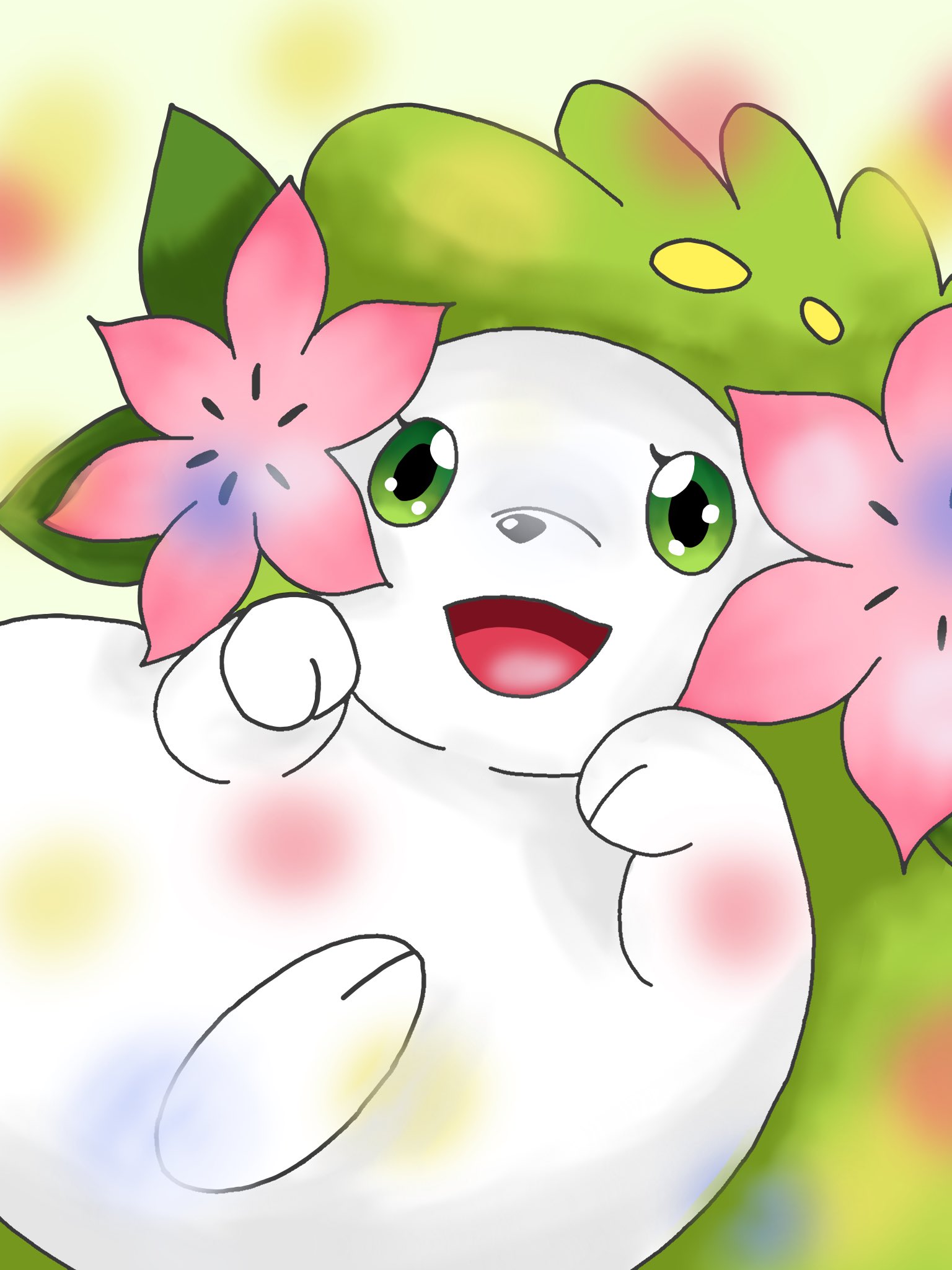 シュナワン0124 ポケモン シェイミ シェイミの日 イラスト 可愛いシェイミのイラスト描けたーー 可愛すぎる T Co Lmgzodutwn Twitter